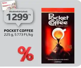 Auchan POCKET COFFEE 225 g ajánlat