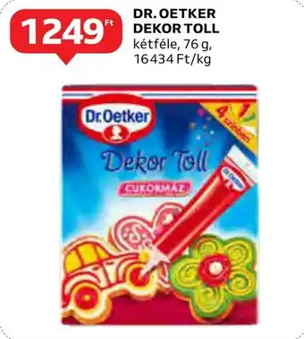 Auchan DR. OETKER DEKOR TOLL 76g ajánlat