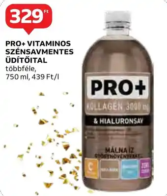 Auchan PRO+ VITAMINOS SZÉNSAVMENTES ÜDÍTŐITAL 750 ml ajánlat