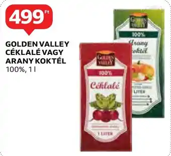 Auchan GOLDEN VALLEY CÉKLALÉ VAGY ARANY KOKTÉL 100%, 1l ajánlat