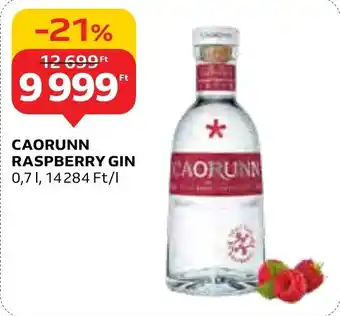 Auchan CAORUNN RASPBERRY GIN 0,7l ajánlat