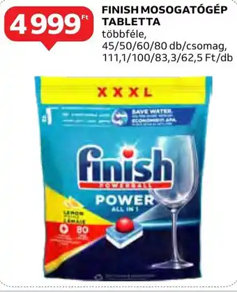 Auchan FINISH MOSOGATÓGÉP TABLETTA ajánlat