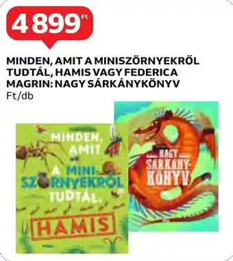 MINDEN, AMIT A MINISZÖRNYEKRŐL TUDTÁL, HAMIS VAGY FEDERICA MAGRIN: NAGY SÁRKÁNYKÖNYV