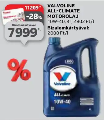 VALVOLINE ALL-CLIMATE MOTOROLAJ