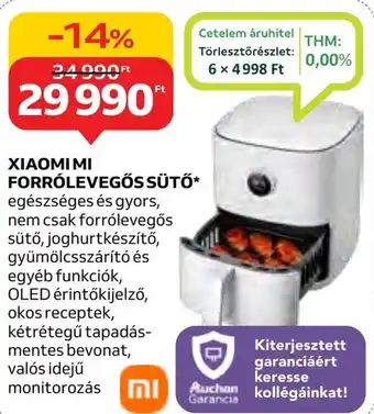 Auchan XIAOMI MI FORRÓLEVEGŐS SÜTŐ ajánlat