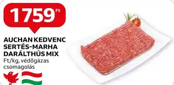 Auchan AUCHAN KEDVENC SERTÉS-MARHA DARÁLTHÚS MIX ajánlat
