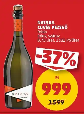 PENNY NATARA CUVÉE PEZSGŐ 0,75 l ajánlat