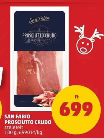 PENNY SAN FABIO PROSCIUTTO CRUDO 100 g ajánlat