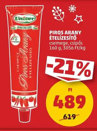 PENNY PIROS ARANY ÉTELÍZESÍTŐ 160 g ajánlat