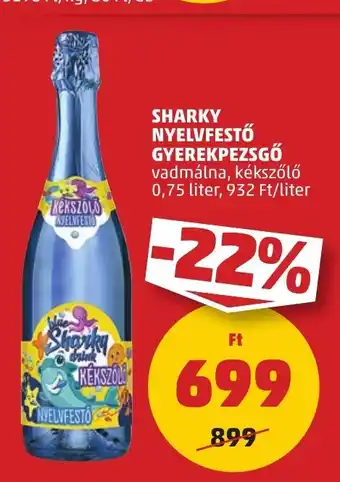 SHARKY NYELVFESTŐ GYEREKPEZSGŐ 0,75 l
