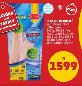 PENNY CLASSIC HEKKFILÉ 540 g ajánlat