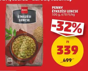 PENNY PENNY ÉTKEZÉSI LENCSE 500 g ajánlat