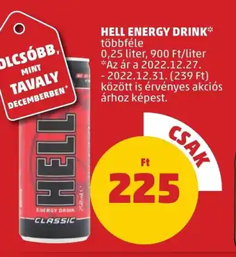 HELL ENERGY DRINK 0,25 l