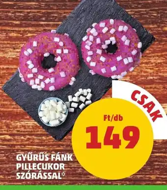 PENNY GYŰRŰS FÁNK PILLECUKOR SZÓRÁSSAL 1 db ajánlat