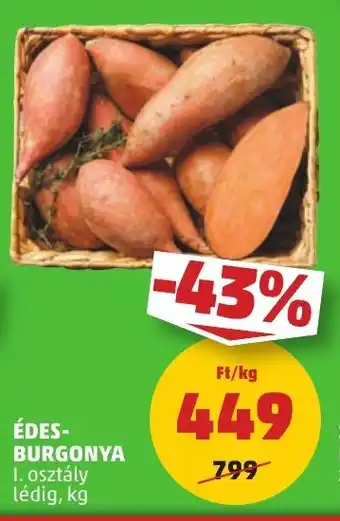 PENNY ÉDES- BURGONYA 1 kg ajánlat