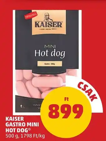 PENNY KAISER GASTRO MINI HOT DOG 500 g ajánlat