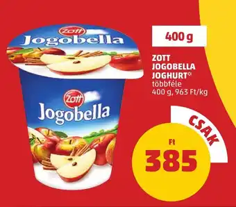PENNY ZOTT JOGOBELLA JOGHURT 400 g ajánlat