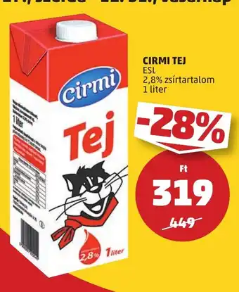 PENNY CIRMI TEJ 1 l ajánlat