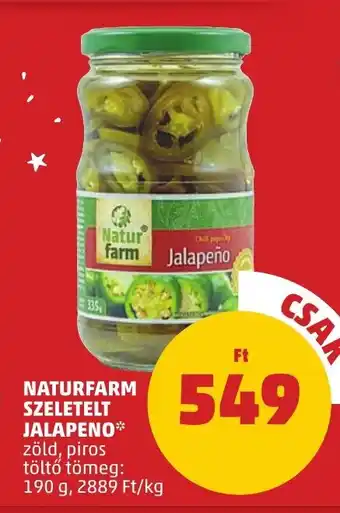 NATURFARM SZELETELT JALAPENO 190 g