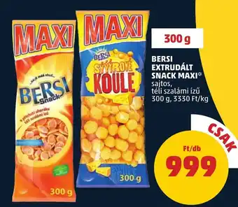 PENNY BERSI EXTRUDÁLT SNACK MAXI 300 g ajánlat