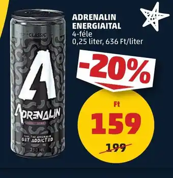 PENNY ADRENALIN ENERGIAITAL 0,25 l ajánlat