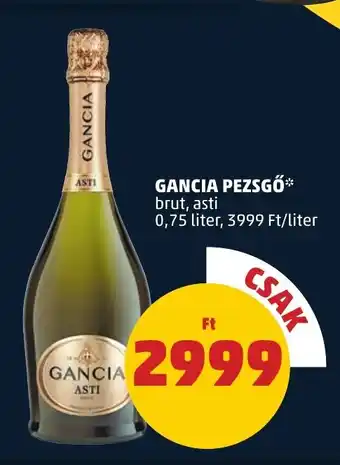 PENNY GANCIA PEZSGŐ 0,75 l ajánlat