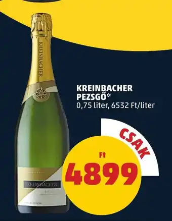 KREINBACHER PEZSGŐ 0,75 l