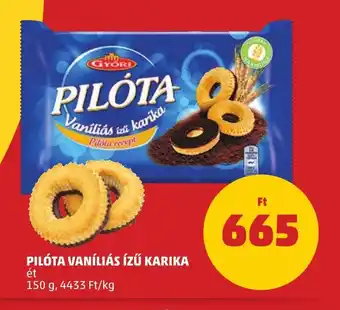PENNY PILÓTA VANÍLIÁS ÍZŰ KARIKA 150 g ajánlat
