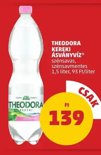 PENNY THEODORA KEREKI ÁSVÁNYVÍZ 1,5 l ajánlat