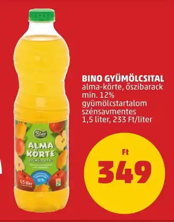 PENNY BINO GYÜMÖLCSITAL 1,5 l ajánlat
