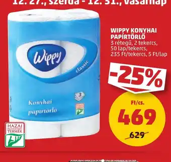 PENNY WIPPY KONYHAI PAPÍRTÖRLŐ 2 tekercs ajánlat