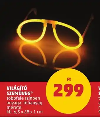 PENNY VILÁGÍTÓ SZEMÜVEG 1 db ajánlat