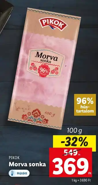 Lidl PIKOK Morva sonka 100 g ajánlat