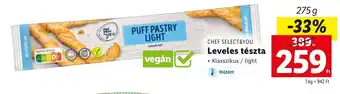 Lidl CHEF SELECT&YOU Leveles tészta 275 g ajánlat