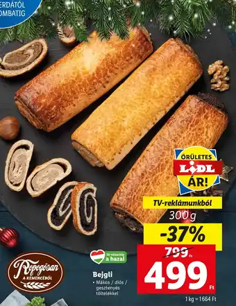 Lidl Bejgli 300 g ajánlat