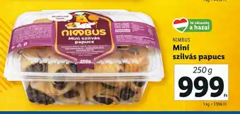 Lidl NIMBUS Mini szilvás papucs 250 g ajánlat