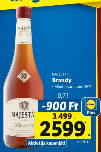 Lidl MAJESTAT Brandy 0,7 l ajánlat