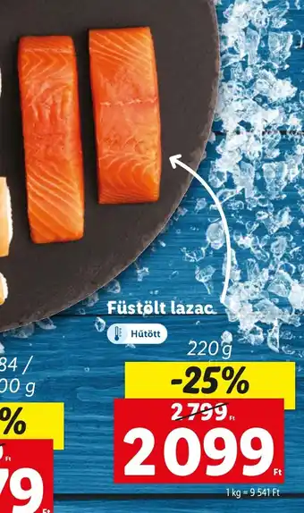 Lidl Füstölt lazac 220 g ajánlat