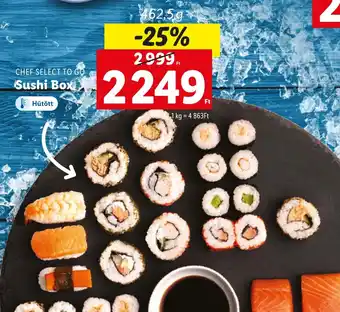 Lidl CHEF SELECT TO GO Sushi Box 462,5 g ajánlat