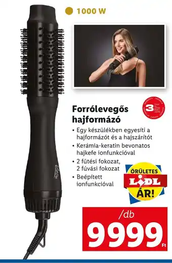 Lidl Forrólevegős hajformázó 1 db ajánlat