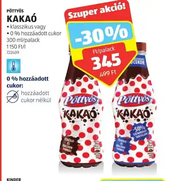 ALDI PÖTTYÖS KAKAÓ 300 ml ajánlat