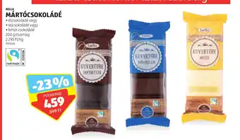 ALDI BELLA MÁRTÓCSOKOLÁDÉ 200 g ajánlat