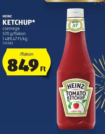 ALDI HEINZ KETCHUP 570 g ajánlat