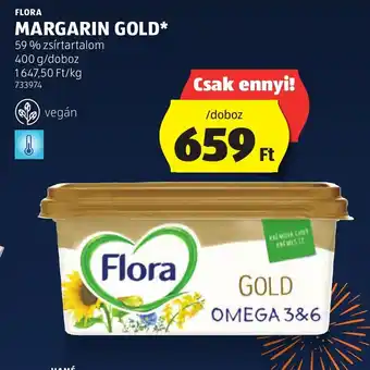ALDI FLORA MARGARIN GOLD 400 g ajánlat