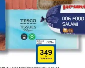 Tesco Tesco papír zsebkendő 100 db ajánlat