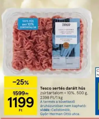 Tesco Tesco sertés darált hús 500 g ajánlat