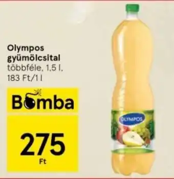 Tesco Olympos gyümölcsital 1,5 l ajánlat