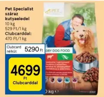 Tesco Pet Specialist száraz kutyaeledel 10 kg ajánlat