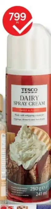 Tesco Tesco tejszínhabspray 250 g ajánlat