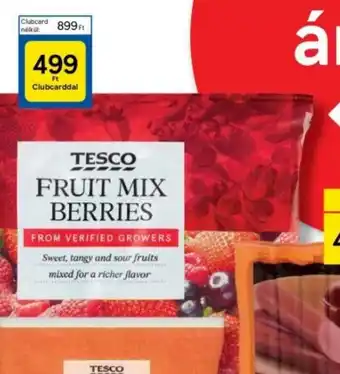 Tesco Tesco gyorsfagyasztott gyümölcskeverék 450 g ajánlat